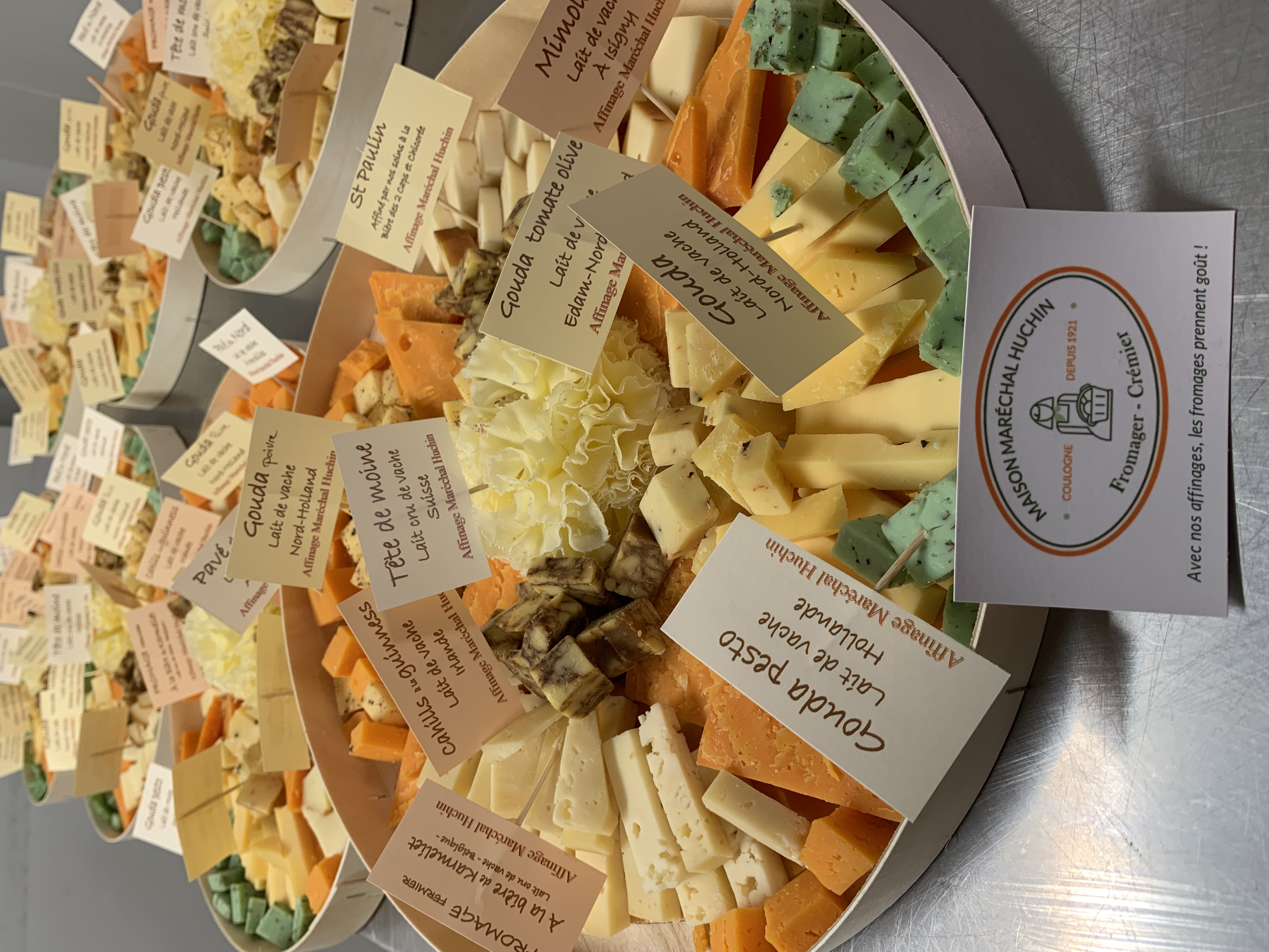 Plateau de fromages pour l'apéritif